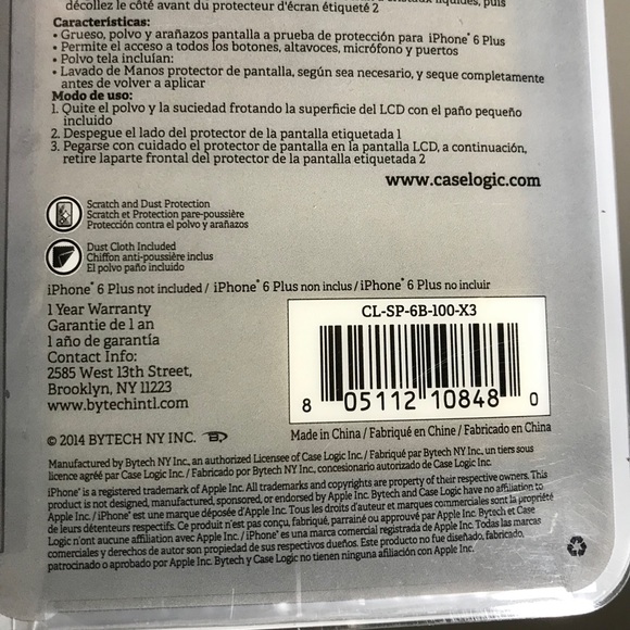 Screen protectors 2- 3 packs (6 ttl) iPhone 6 Plus - Picture 5 of 8